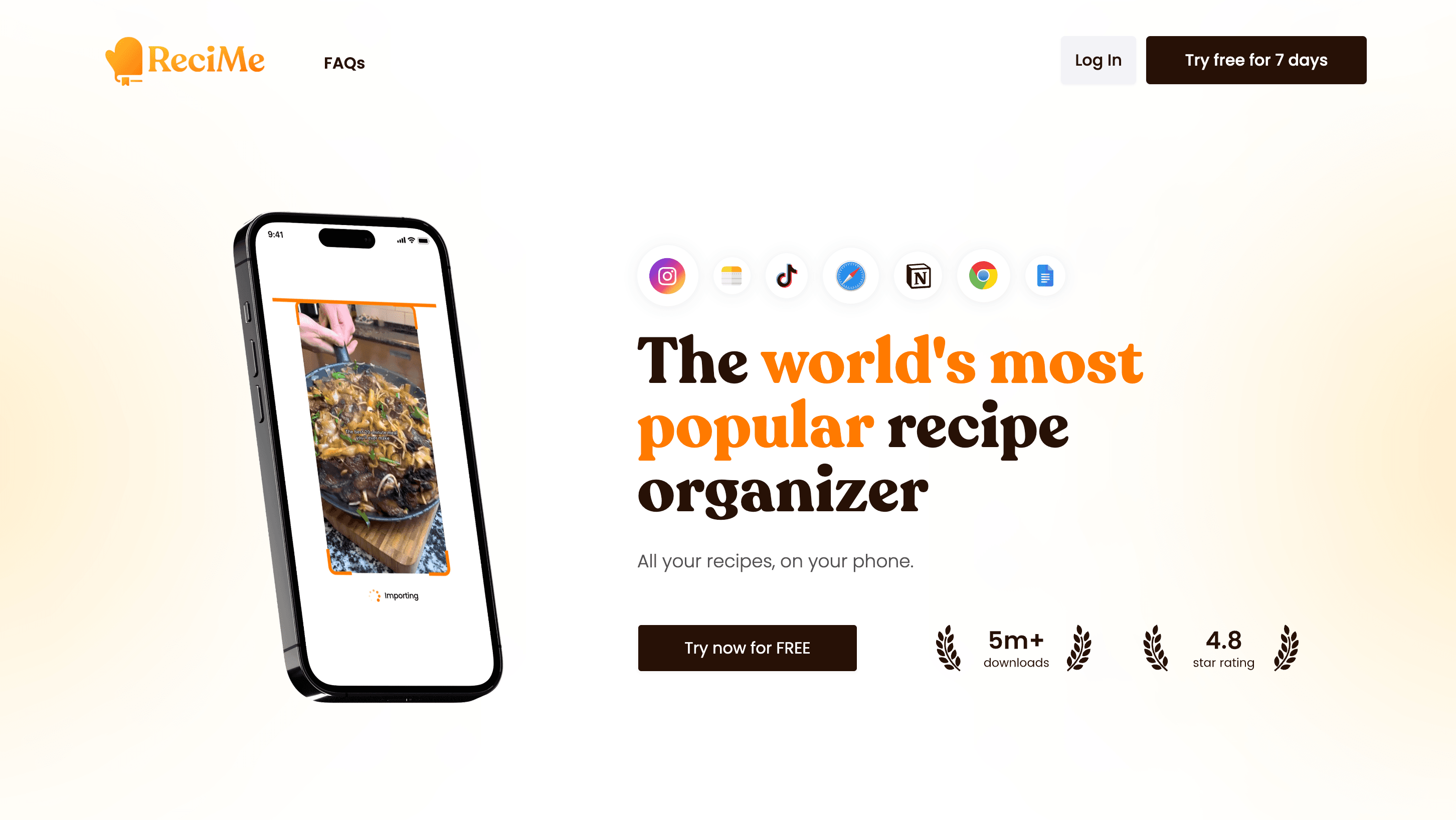 Recipe App screenshot